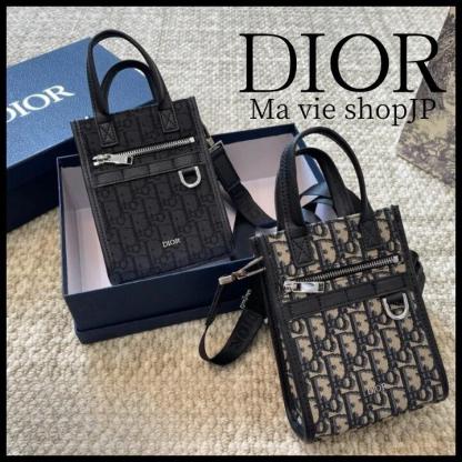 国内発送【Dior】Safari ノースサウス ミニトートバッグ